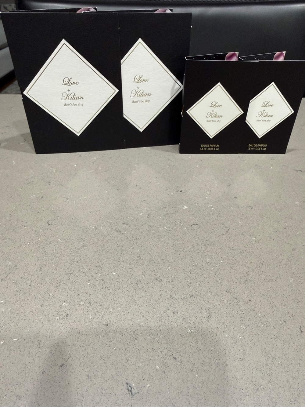 Love by Kilian don’t be shy set of four EDP Samples. New, All Included